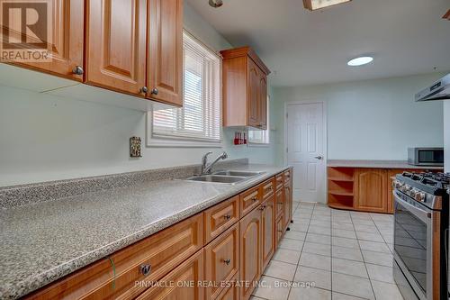 7655 Anaka Drive, Mississauga, ON - Indoor Photo Showing Kitchen With Double Sink