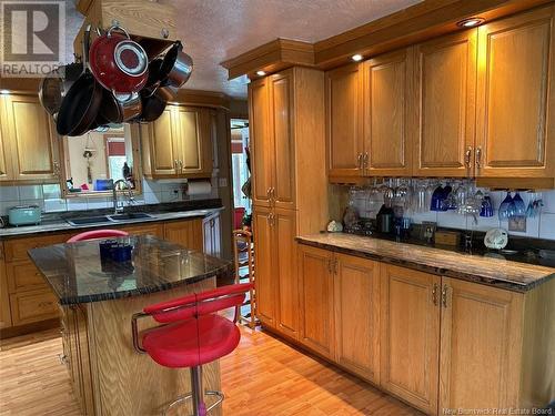 140 De L'Église Road, Lac Baker, NB - Indoor Photo Showing Kitchen With Double Sink