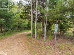 Entrance to public water access to the Muskoka River - 