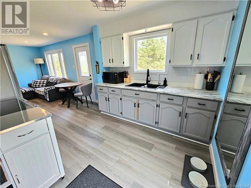 3328 Route 134, Miramichi Road, NB - Indoor Photo Showing Kitchen With Double Sink