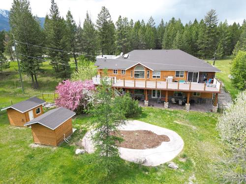 630 Green Road, Canal Flats, BC - Outdoor With Deck Patio Veranda