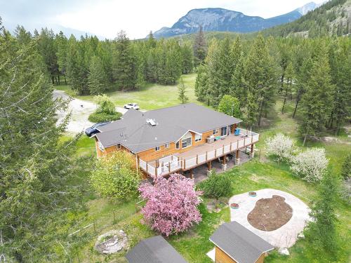 630 Green Road, Canal Flats, BC - Outdoor With Deck Patio Veranda With View