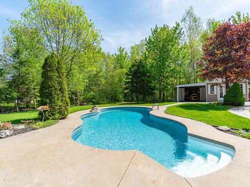 Backyard - 3320 Rue De La Rocaille, Sherbrooke (Brompton/Rock Forest/Saint-Élie/Deauville), QC - Outdoor With In Ground Pool With Backyard