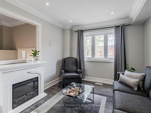 162 Parktree Dr, Vaughan, ON - Indoor Photo Showing Living Room With Fireplace