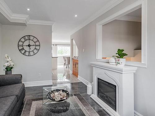 162 Parktree Dr, Vaughan, ON - Indoor Photo Showing Living Room With Fireplace