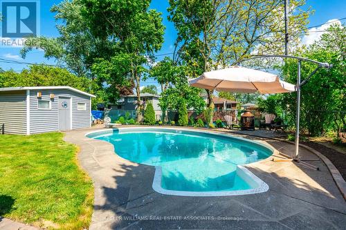 5290 Joel Avenue, Burlington, ON - Outdoor With In Ground Pool With Backyard