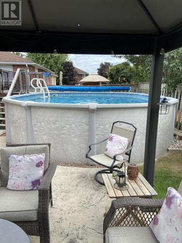 181 Sproule Drive, Barrie, ON - Outdoor With Above Ground Pool