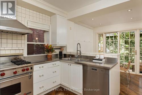 57 Castle Frank Road, Toronto, ON - Indoor Photo Showing Kitchen With Double Sink