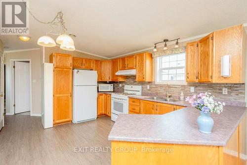 #30-152 Concession Road 11 W, Trent Hills (Hastings), ON - Indoor Photo Showing Kitchen With Double Sink