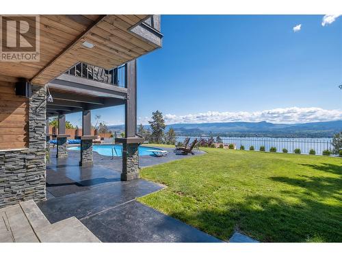 2740 Lakeview Road, West Kelowna, BC - Outdoor With Body Of Water With Deck Patio Veranda With Exterior