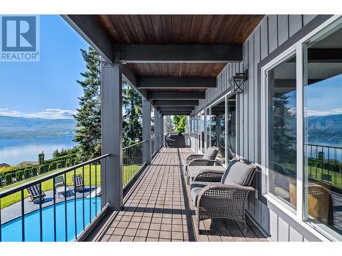 2740 Lakeview Road, West Kelowna, BC - Outdoor With Body Of Water With Deck Patio Veranda With Exterior
