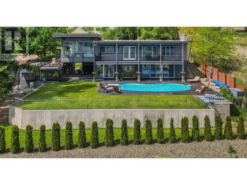 2740 Lakeview Road, West Kelowna, BC - Outdoor With Body Of Water With In Ground Pool With View