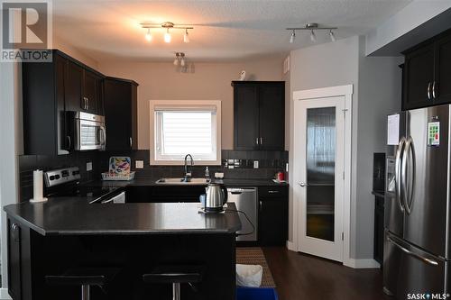 4173 Green Olive Way E, Regina, SK - Indoor Photo Showing Kitchen With Stainless Steel Kitchen