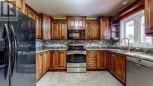 1 Kelly'S Lane, Torbay, NL - Indoor Photo Showing Kitchen With Double Sink