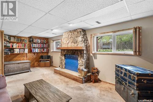 230 Whitecap Crescent, Saskatoon, SK - Indoor With Fireplace