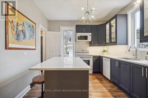 95 Scott Street, Kitchener, ON - Indoor Photo Showing Kitchen With Double Sink