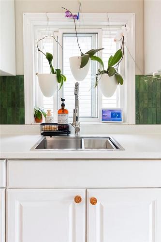 42 Burton Street, Hamilton, ON - Indoor Photo Showing Kitchen With Double Sink