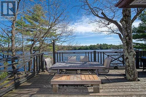 321 Healey Lake, The Archipelago, ON - Outdoor With Deck Patio Veranda With View