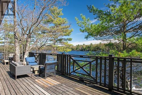 321 Healey Lake, The Archipelago, ON - Outdoor With Body Of Water With Deck Patio Veranda