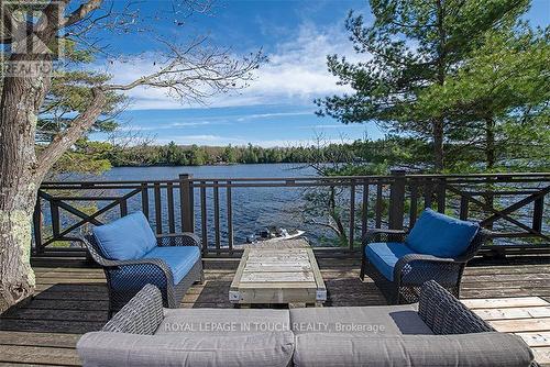 321 Healey Lake, The Archipelago, ON - Outdoor With Body Of Water With Deck Patio Veranda With View