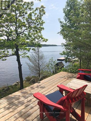 321 Healey Lake, The Archipelago, ON - Outdoor With Body Of Water With Deck Patio Veranda With View