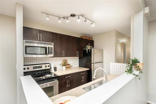 6 210 Goulet Street, Winnipeg, MB - Indoor Photo Showing Kitchen With Double Sink With Upgraded Kitchen