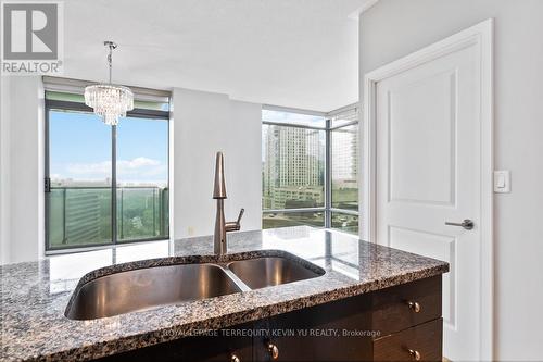 1702 - 18 Yorkville Avenue, Toronto, ON - Indoor Photo Showing Kitchen With Double Sink