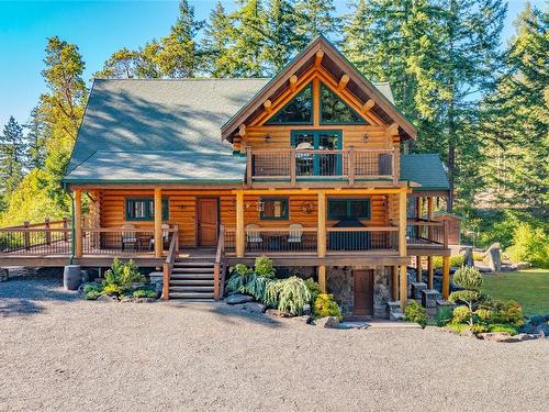 5095 Aho Rd, Ladysmith, BC - Outdoor With Deck Patio Veranda With Facade