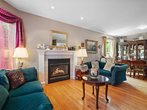 1639 Elise Close, Sooke, BC - Indoor Photo Showing Living Room With Fireplace