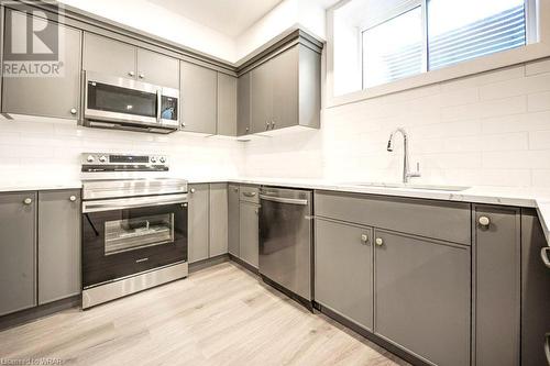 18 Stanley Avenue, Kitchener, ON - Indoor Photo Showing Kitchen With Upgraded Kitchen