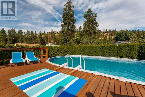 4479 Wasilow Road, Kelowna, BC - Outdoor With Above Ground Pool