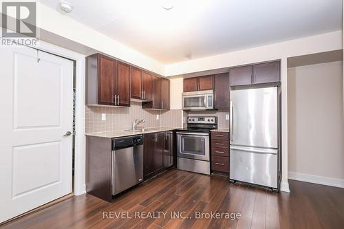 1724 - 2 Eva Road, Toronto, ON - Indoor Photo Showing Kitchen With Stainless Steel Kitchen