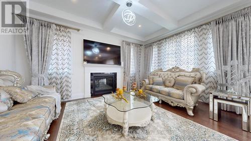 147 Wainfleet Crescent, Vaughan, ON - Indoor Photo Showing Living Room With Fireplace
