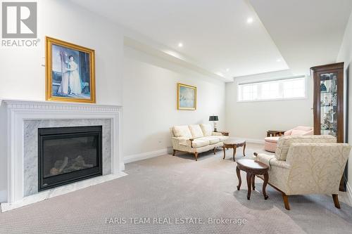 13 Fawndale Crescent, Wasaga Beach, ON - Indoor Photo Showing Living Room With Fireplace