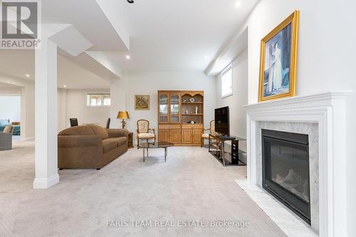 13 Fawndale Crescent, Wasaga Beach, ON - Indoor Photo Showing Living Room With Fireplace