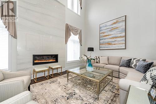 2 Appleyard Avenue, Vaughan, ON - Indoor Photo Showing Living Room With Fireplace