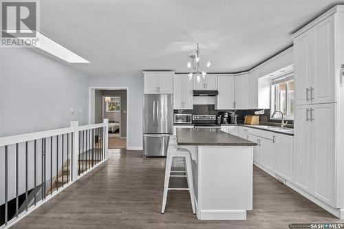 1010 Riverside Drive, Prince Albert, SK - Indoor Photo Showing Kitchen With Stainless Steel Kitchen