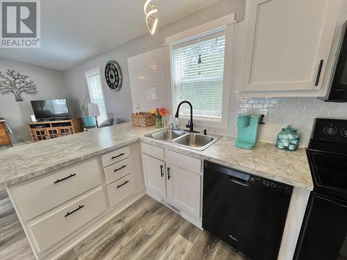 2130 Golden Pond Road, Quesnel, BC - Indoor Photo Showing Kitchen With Double Sink