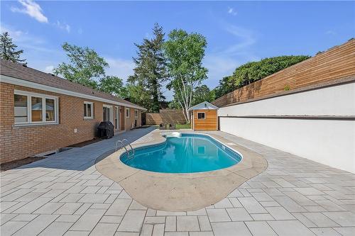 837 Danforth Place, Burlington, ON - Outdoor With In Ground Pool With Exterior