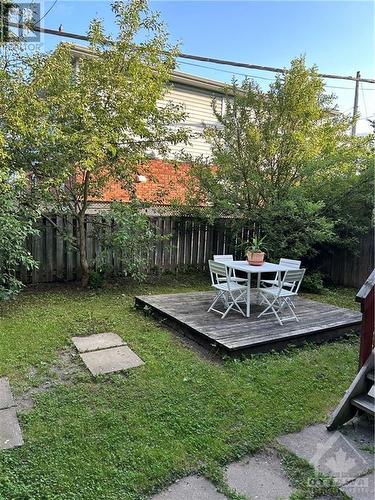 Backyard view from entrance - 174 Columbus Avenue, Ottawa, ON - Outdoor