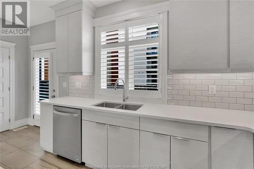 729 Brownstone Drive, Lakeshore, ON - Indoor Photo Showing Kitchen With Double Sink