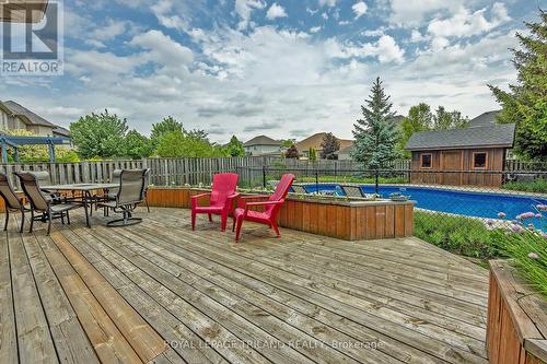 337 Plane Tree Drive, London, ON - Outdoor With Above Ground Pool With Deck Patio Veranda