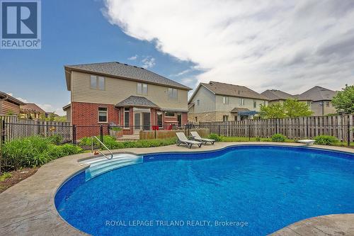 337 Plane Tree Drive, London, ON - Outdoor With In Ground Pool With Deck Patio Veranda With Backyard