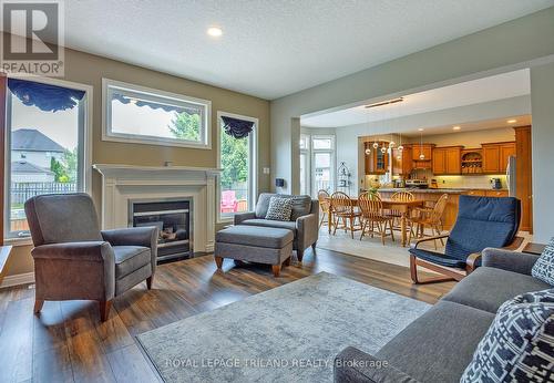 337 Plane Tree Drive, London, ON - Indoor Photo Showing Living Room With Fireplace
