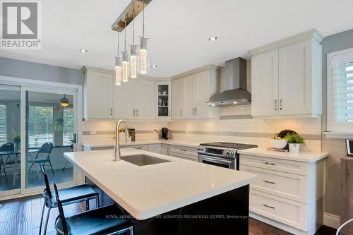 1496 Hobbs Crescent, Mississauga, ON - Indoor Photo Showing Kitchen With Upgraded Kitchen