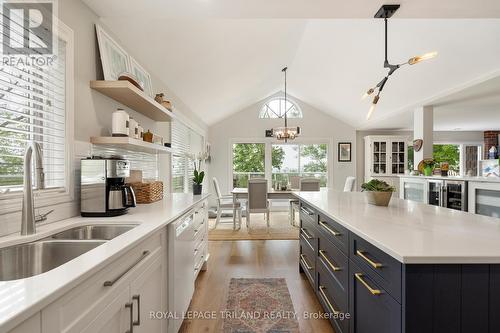 547 Edith Cavell Boulevard W, Central Elgin (Port Stanley), ON - Indoor Photo Showing Kitchen With Double Sink