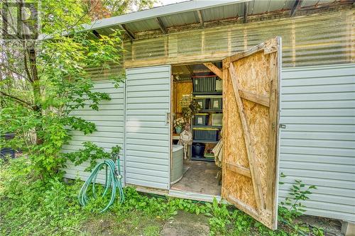 Storage shed entry ... - 225 Gore Street E, Perth, ON - Outdoor With Exterior