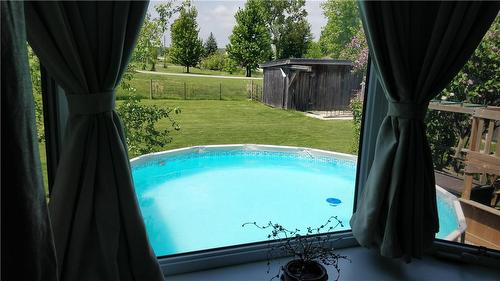 24 Lakeridge Boulevard, Lowbanks, ON - Outdoor With Above Ground Pool With Backyard