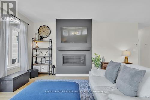 18 Athabaska Drive, Belleville, ON - Indoor Photo Showing Living Room With Fireplace