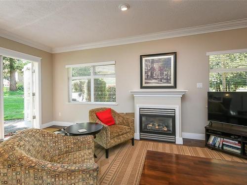 116-3666 Royal Vista Way, Courtenay, BC - Indoor Photo Showing Living Room With Fireplace